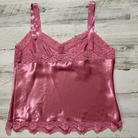 Y2K Nicole by Nicole Miller Pink Lace Cami - Picture 4 of 4